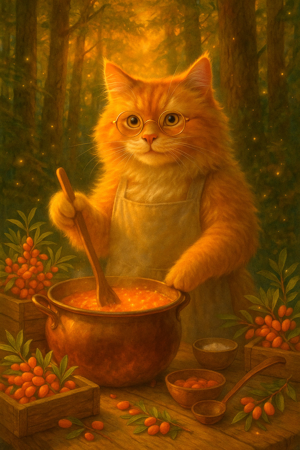 Тёплый Хвост и облепиха